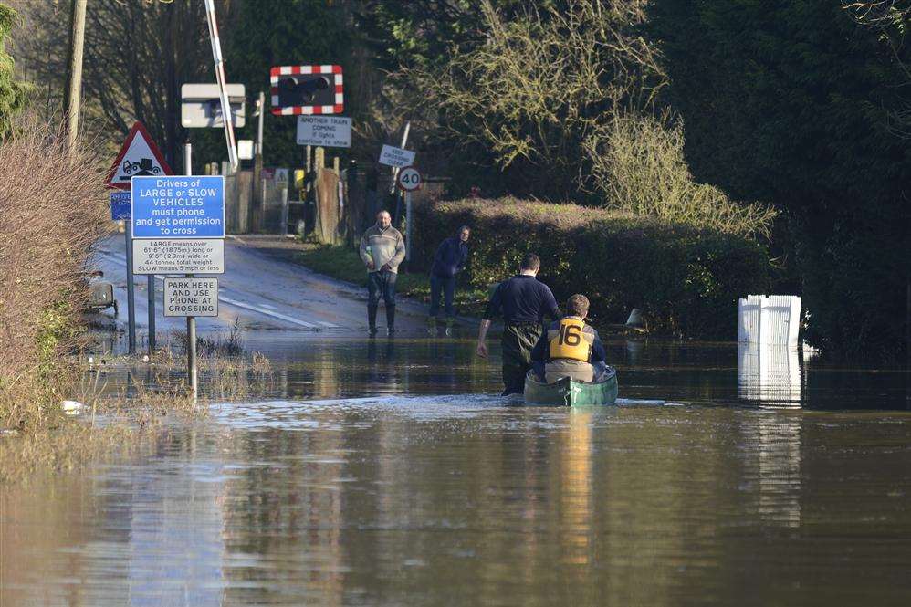 Yalding was one of the worst places to be hit in the recent floods