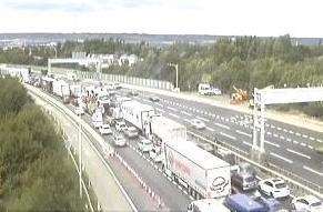 Traffic on the M20. Picture: Highways England