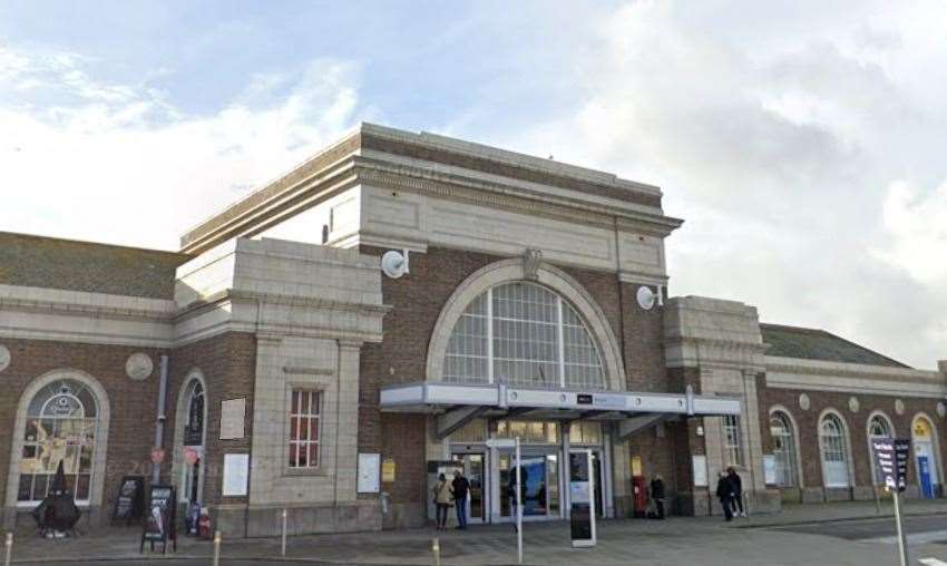 Margate train station will see decluttering, as well as historic restoration. Picture: Google