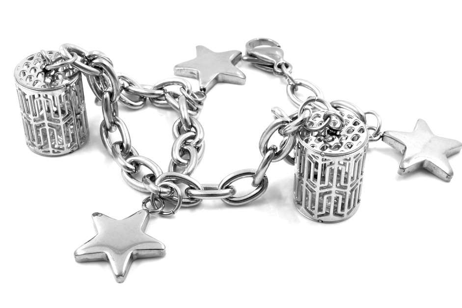 A charm bracelet. Stock image