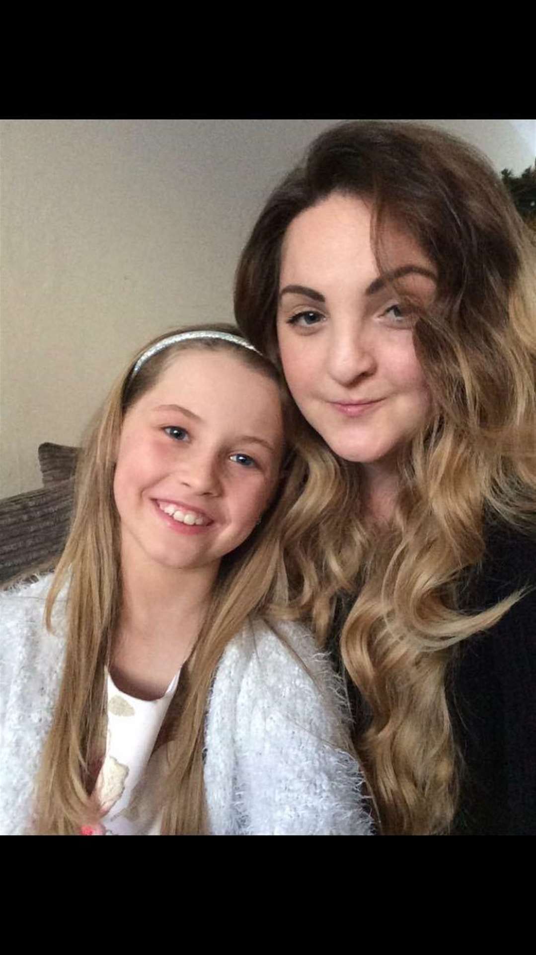 Ella-Louise Foster, 11, and her mum Charlotte Weller, 31, will have their hair cut off to raise money for the Rainbow Ward at QEQM Hospital (2114465)