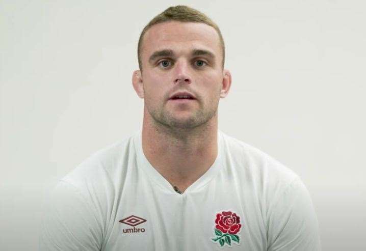 England and Saracens flanker Ben Earl came through the junior section at Sevenoaks Rugby Club. Picture: YouTube/England Rugby