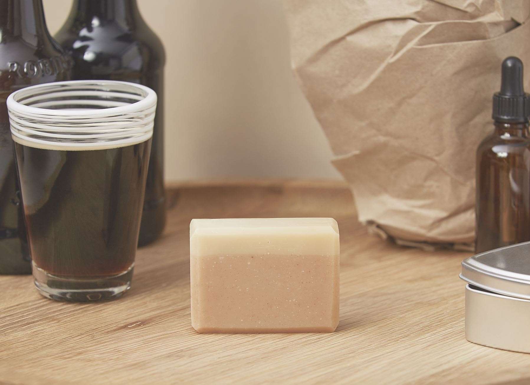 The new Kentish Beer Soap harnesses the positive benefits of ale. Picture: James Davey Photography