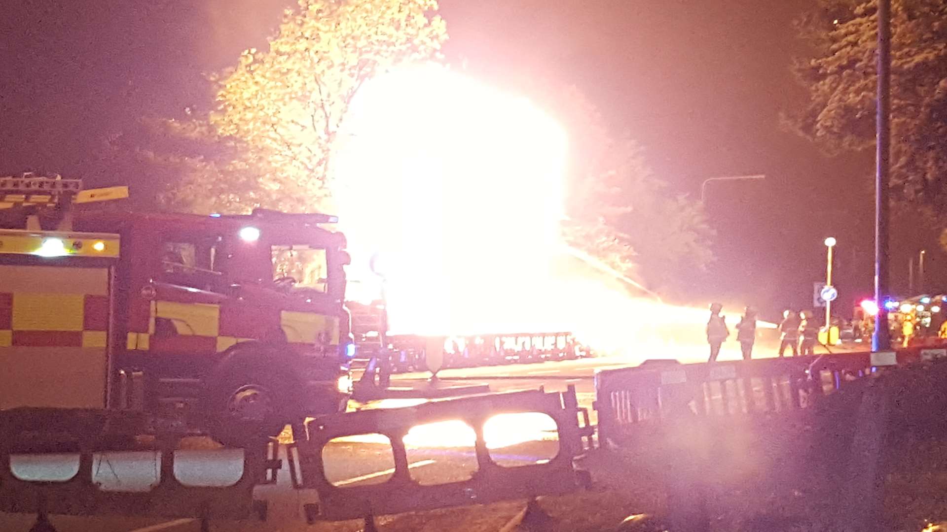 Gas works were being carried out in the area