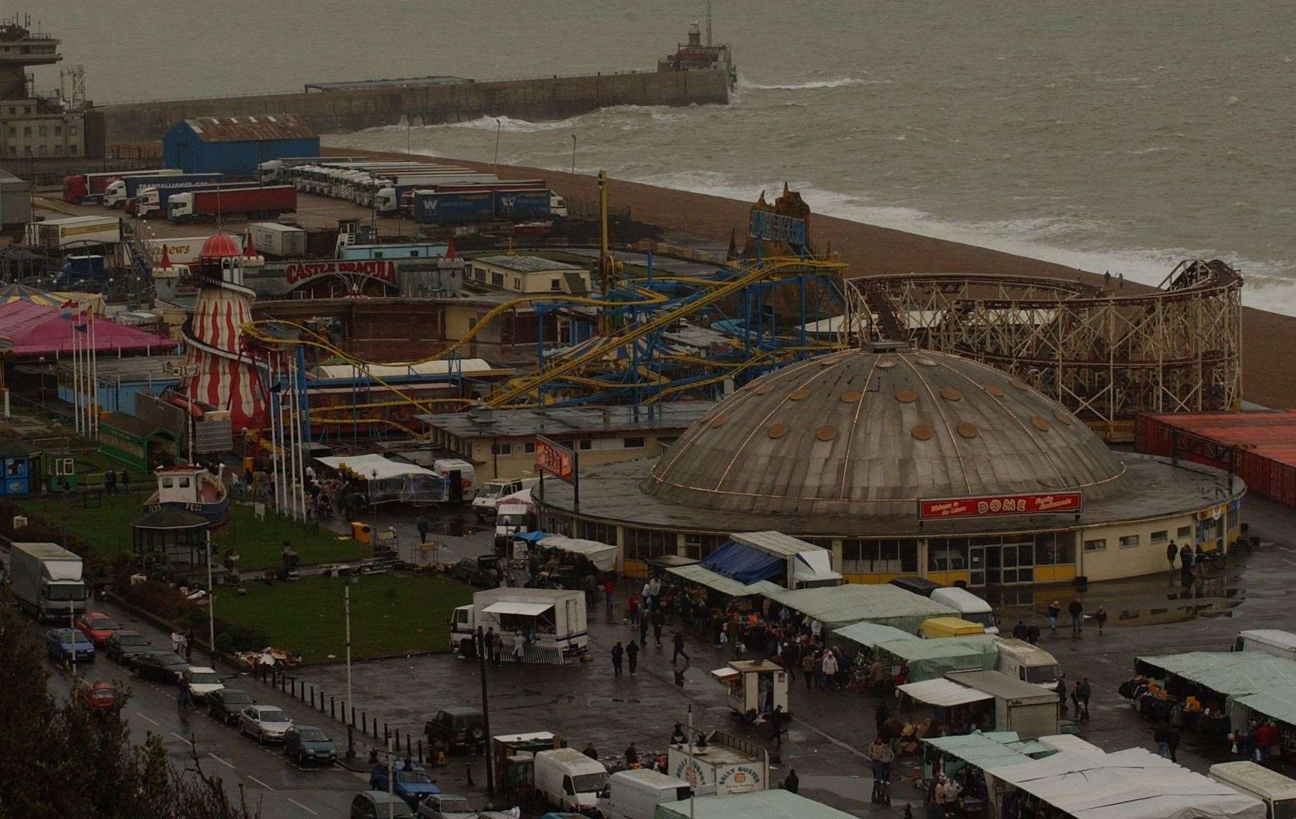 The Rotunda on Folkestone seafront in 2003 – in decline by then and soon to disappear. Picture: Matthew McArdle