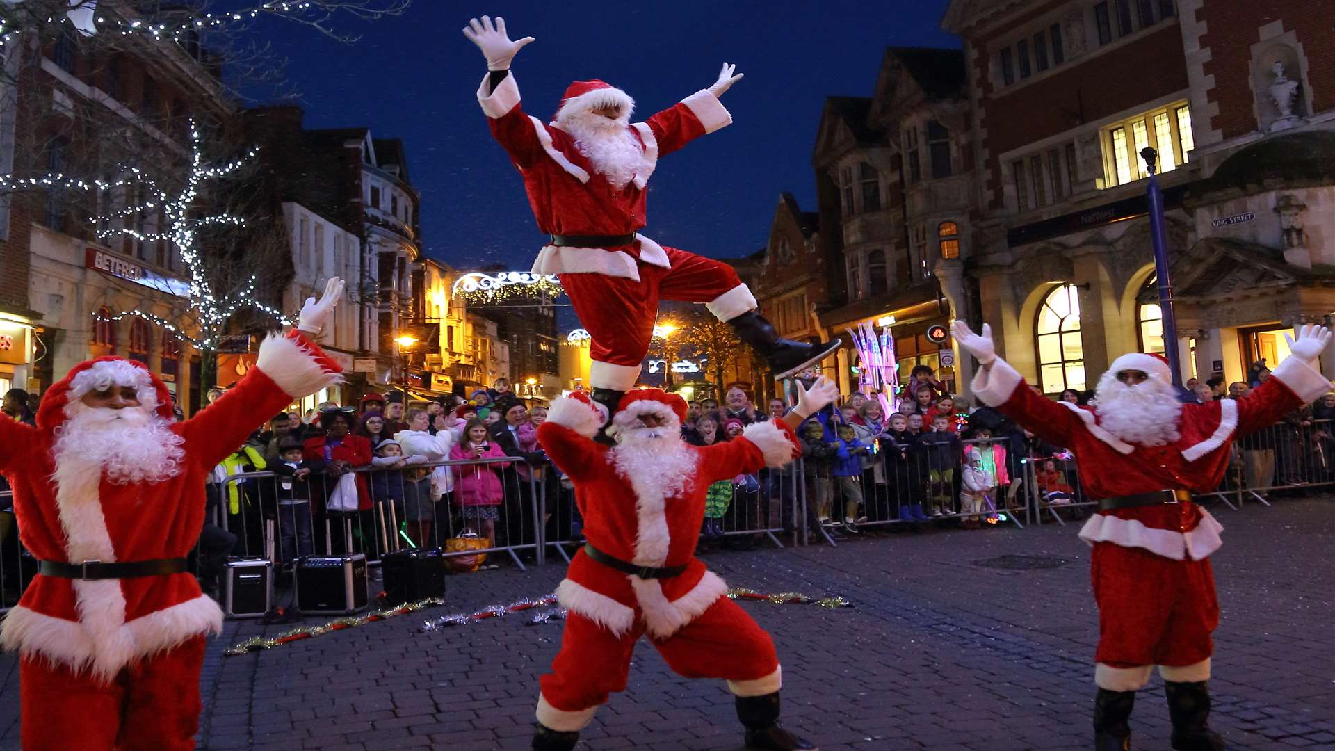 Dancing Santas will take to the streets of Gravesend once again this year.