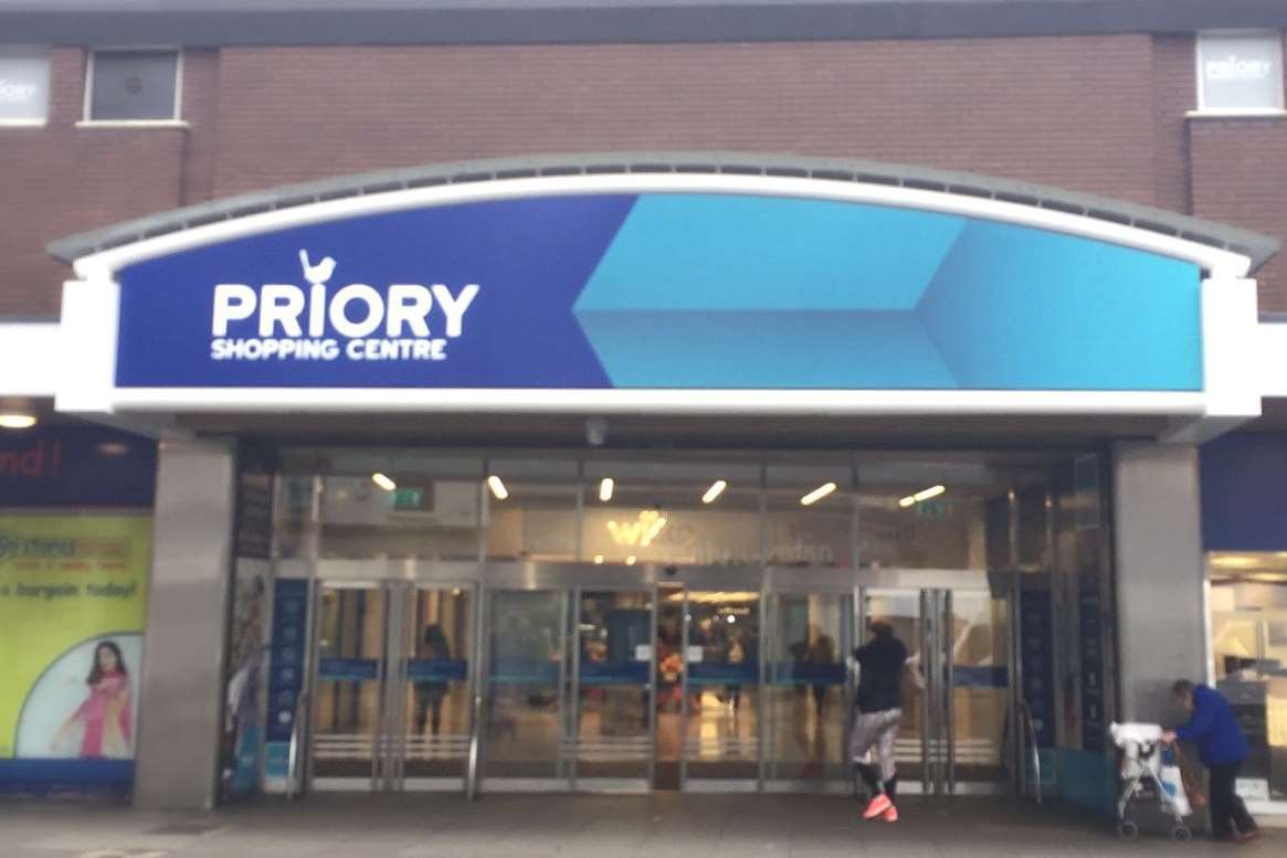 The Priory Shopping Centre in Dartford