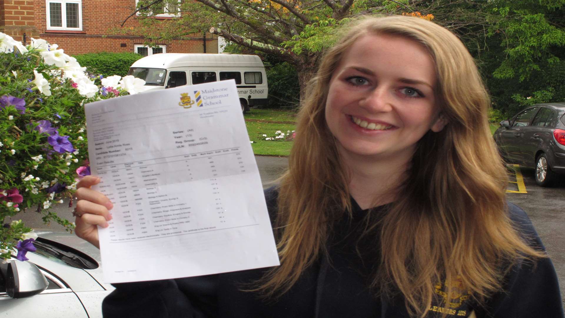 Lydia Ross, vice captain at Maidstone Grammar School, is off to Bristol University