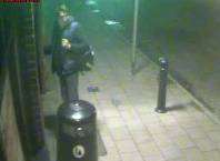 The suspect was spotted on CCTV attempting to withdraw cash at the ATM outside Sainsbury's in High Street