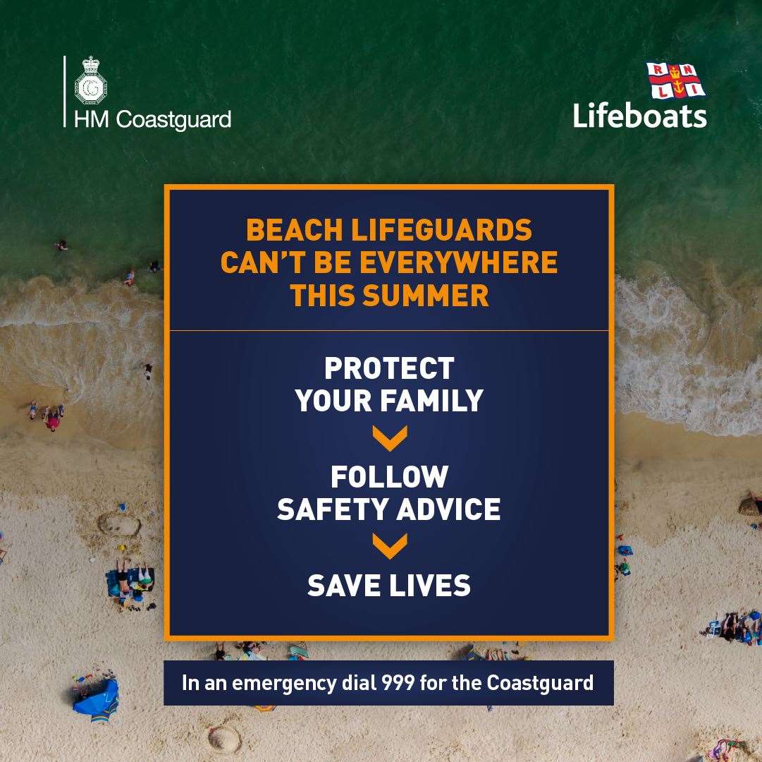 The beach safety campaign from the RNLI and Coastguard (35035387)