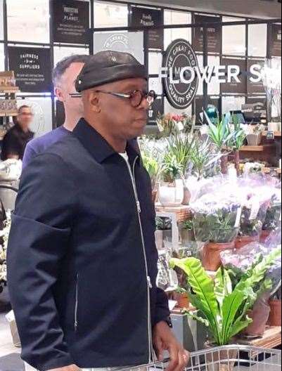 Ian Wright pictured at M&S in Hempstead Valley. Picture: Hayley Gamer