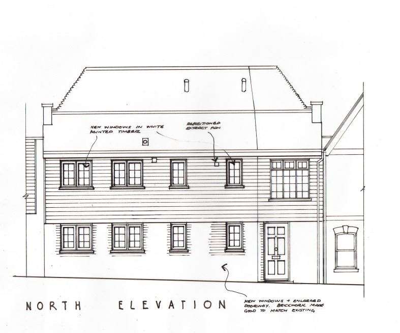 Proposed plans for the building in High Street, Tenterden