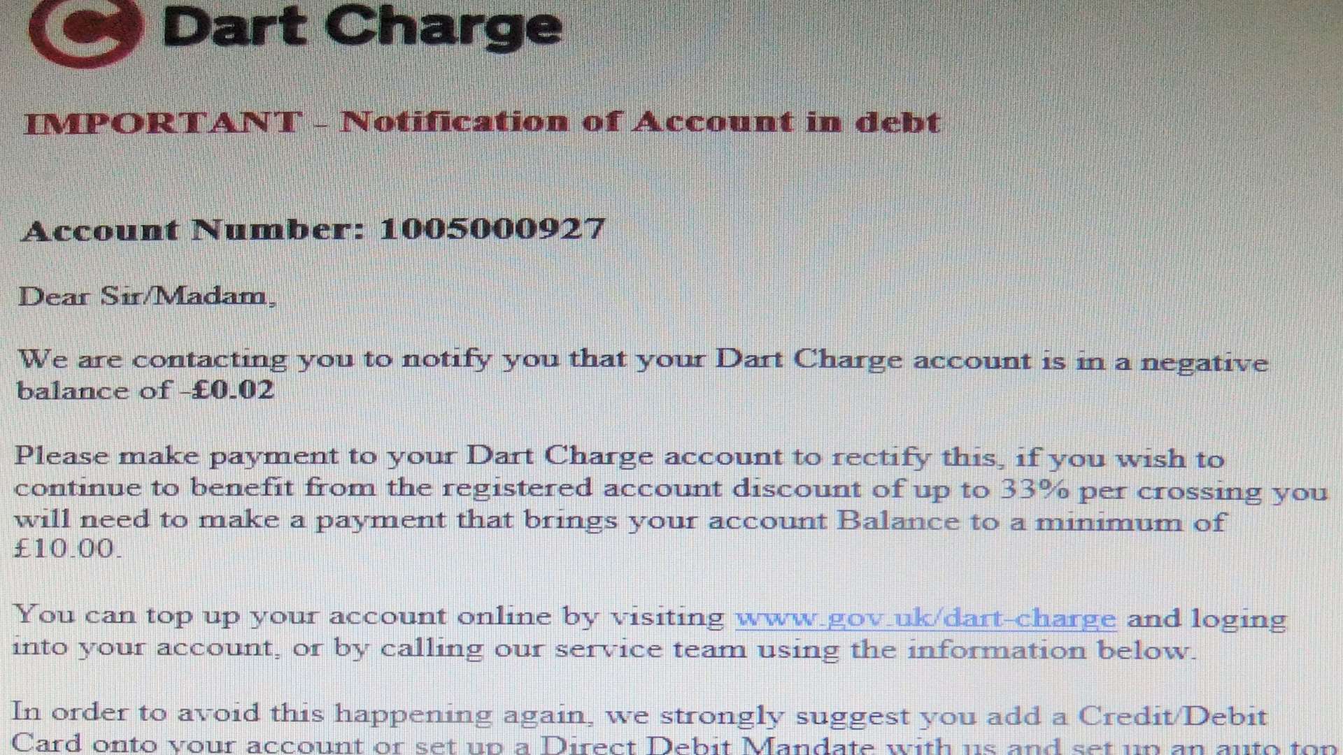 Dart charge Ted Prangnell received asking for 2p