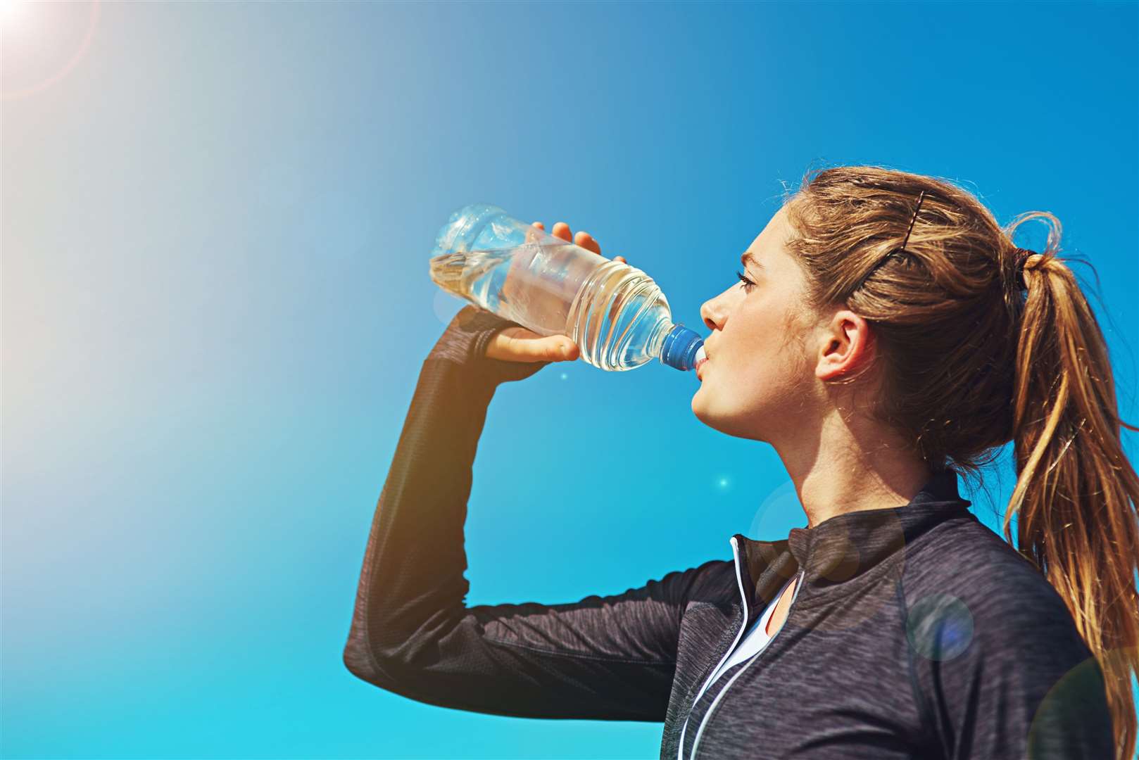 People are being reminded to drink water and avoid exercise in the mid-day heat