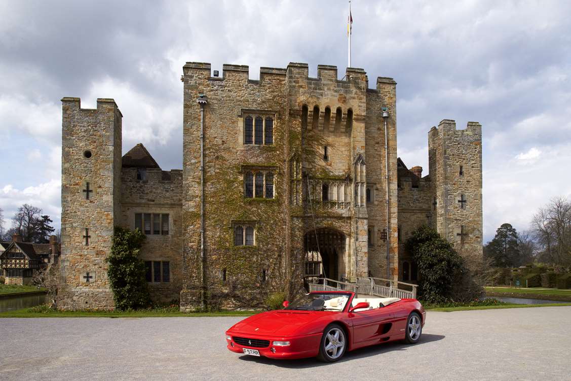 There will be Ferraris at Hever Castle for Father's Day