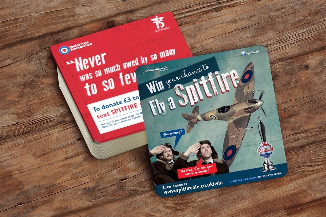 Shepherd Neame won a prize for its Fly a Spitfire campaign