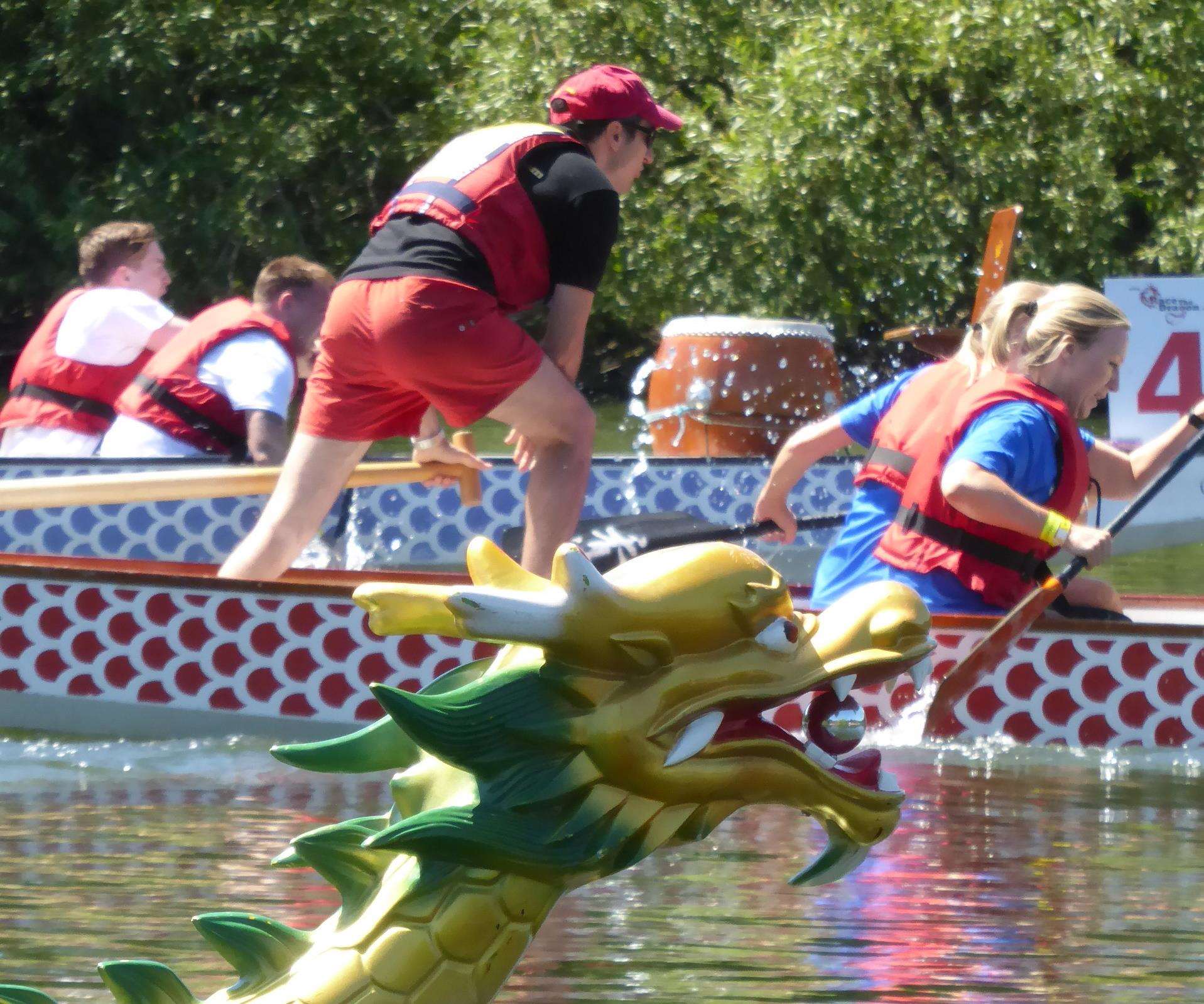The KM Dragon Boat Race raised £100,000 for charities in 2017. (2681073)