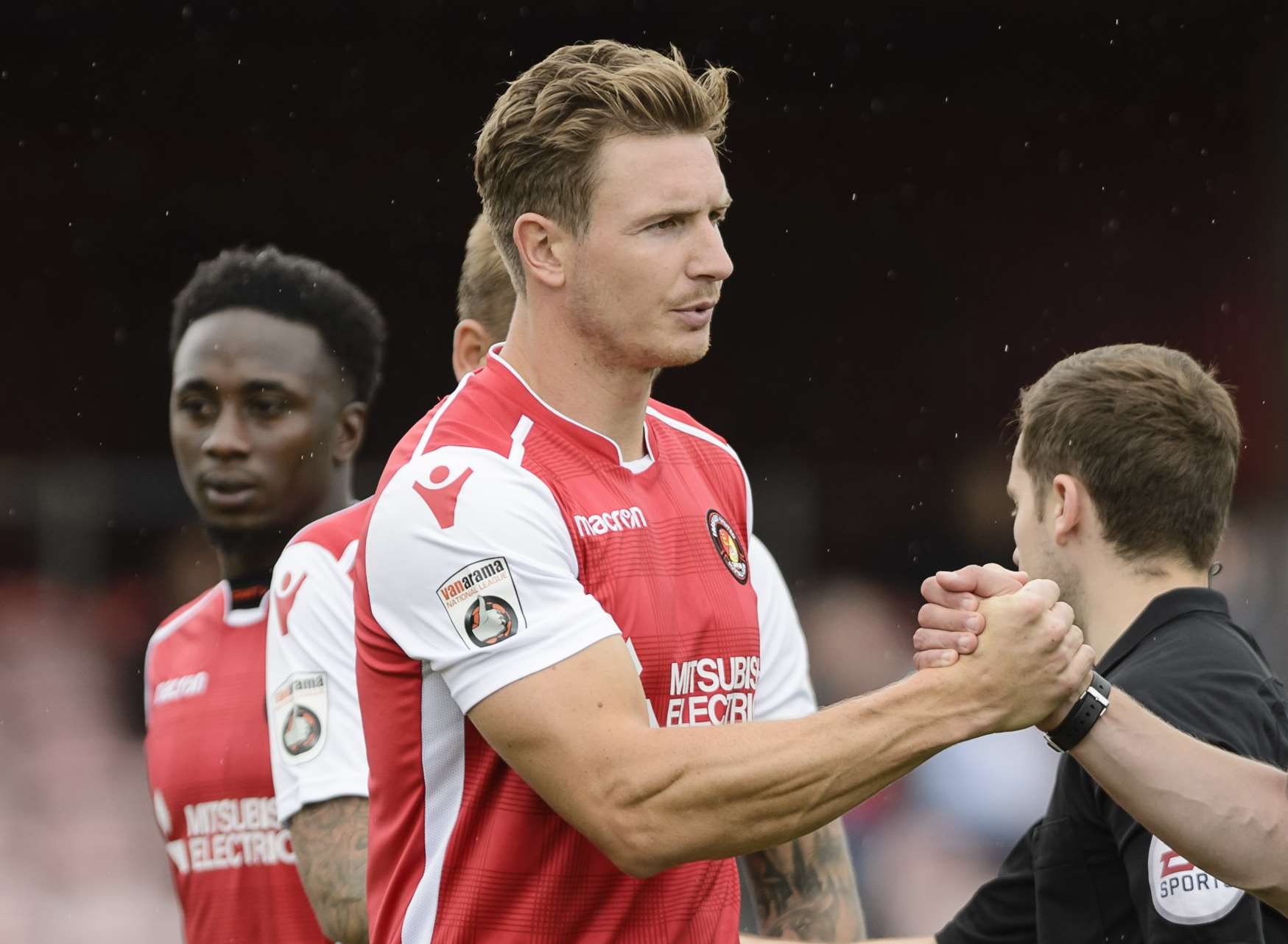 Ebbsfleet captain Dave Winfield is on his way back Picture: Andy Payton