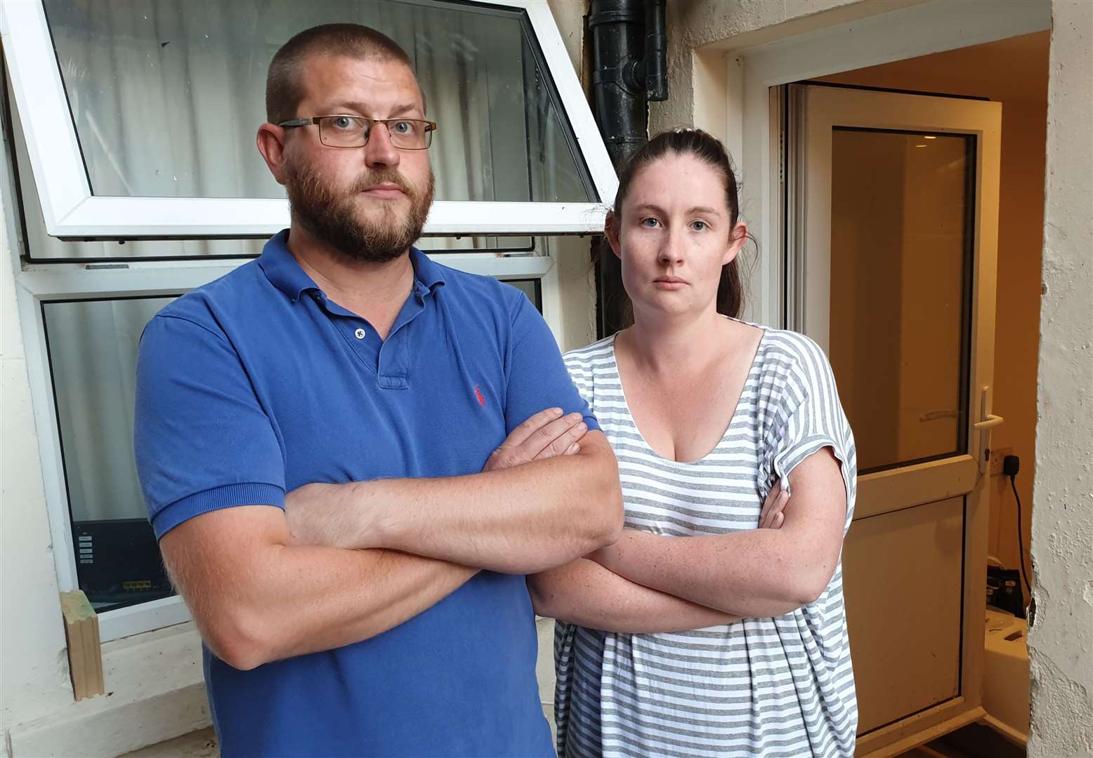 Tony King and Frances Spanner's home was flooded with sewage