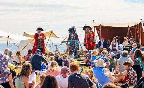 Come face-to-face with swashbuckling pirates at Dover Castle. Picture: English Heritage