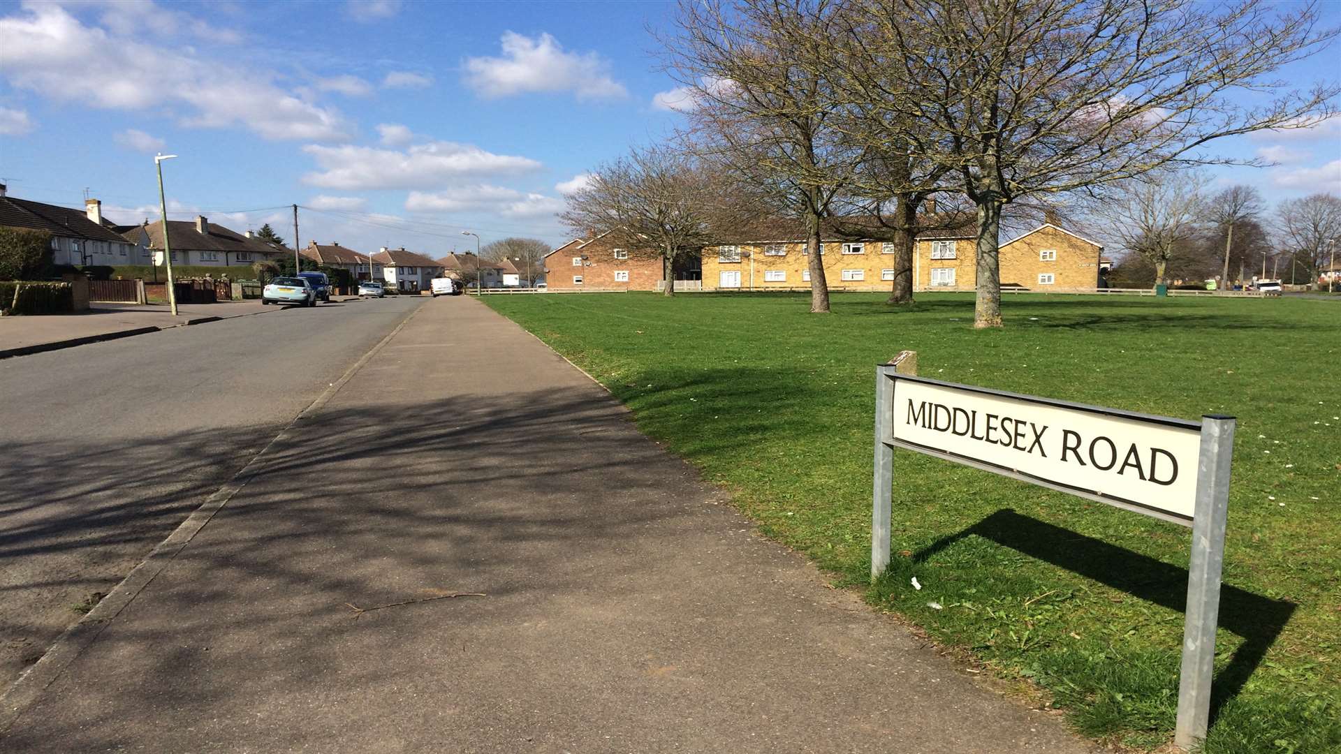 Middlesex Road in Shepway