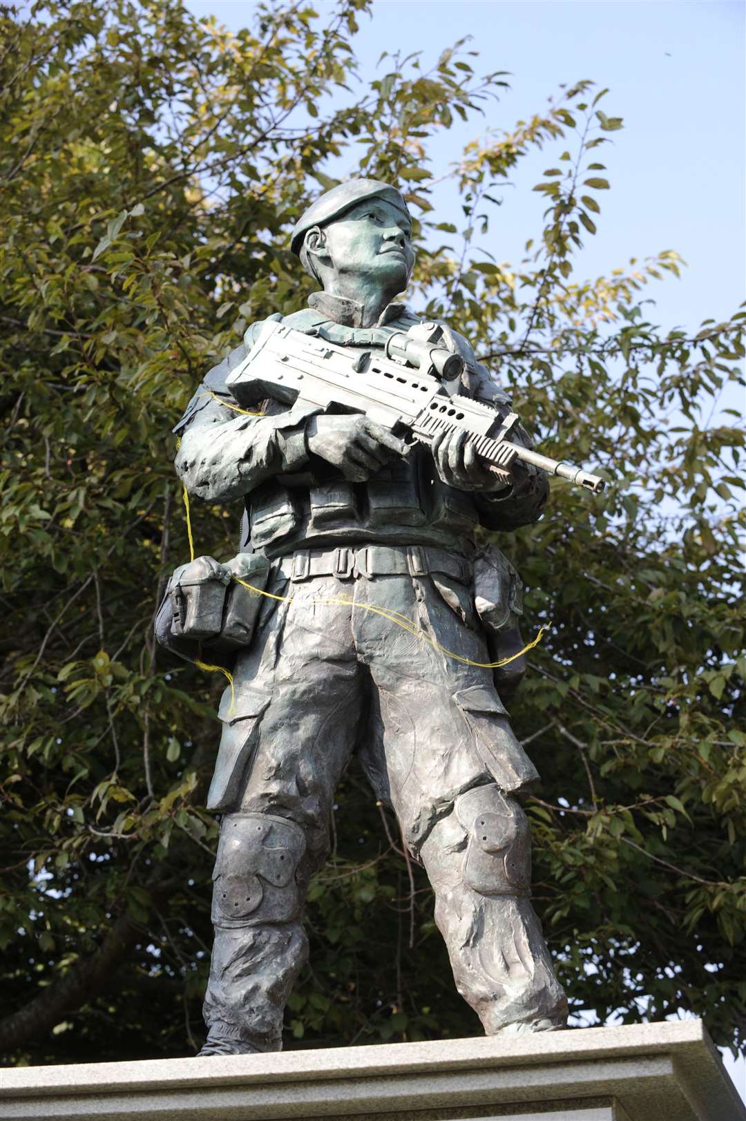 Garden of Remembrance, Folkestone. The Gurkha Memorial Statue. Picture: Tony Flashman