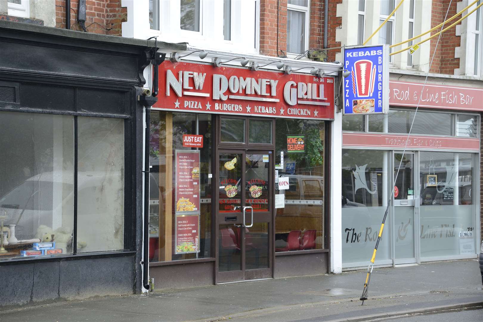 New Romney Grill in Littlestone Road where the attack happened