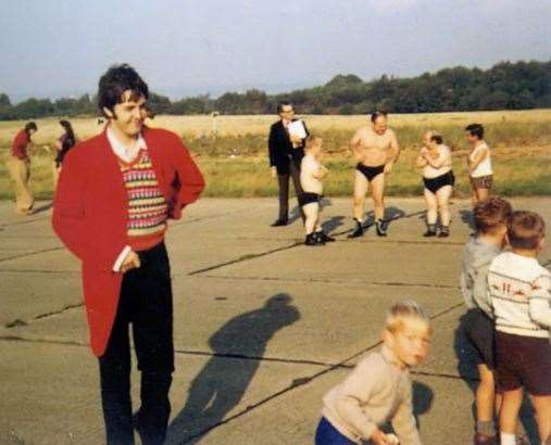 The Beatles at West Malling airfield in 1967. Submitted by Jason Cornthwaite