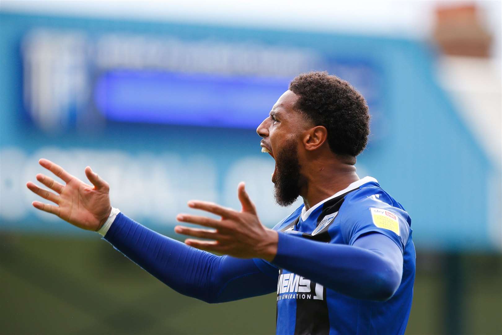 Vadaine Oliver scored the winner for Gillingham Picture: Andy Jones
