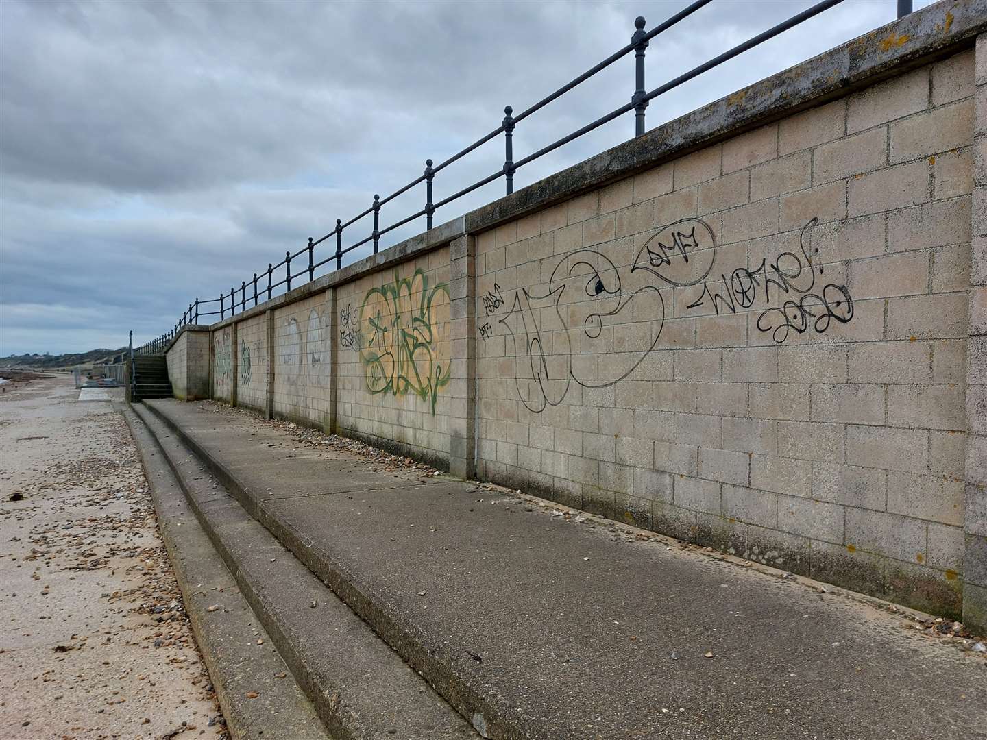 Mr Goodwin says the area's graffiti problem is "worse than ever"