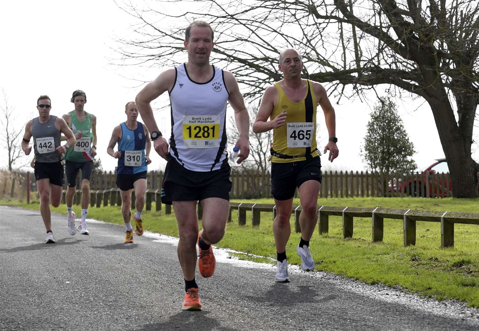 No.1281, half-marathon winner Chris Edwards of Dover RoadRunners. Picture: Barry Goodwin (62961912)