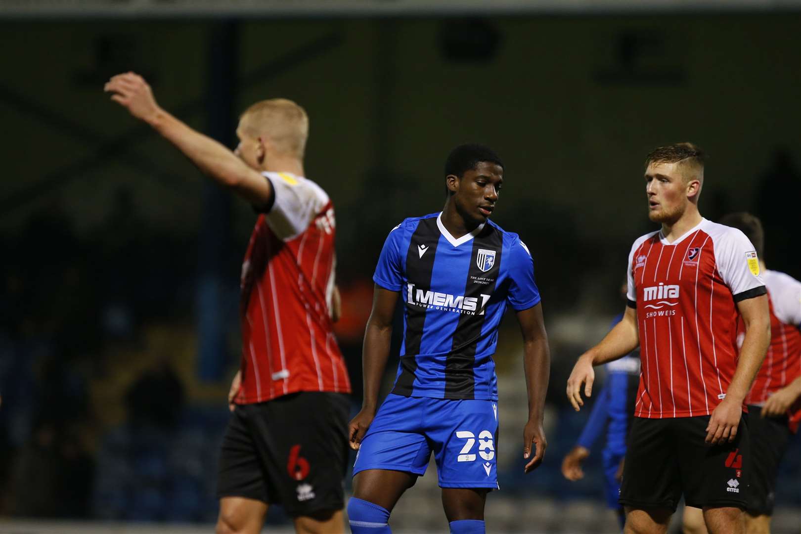 Joe Gbode is one of several youth players to have featured for the Gillingham senior side recently