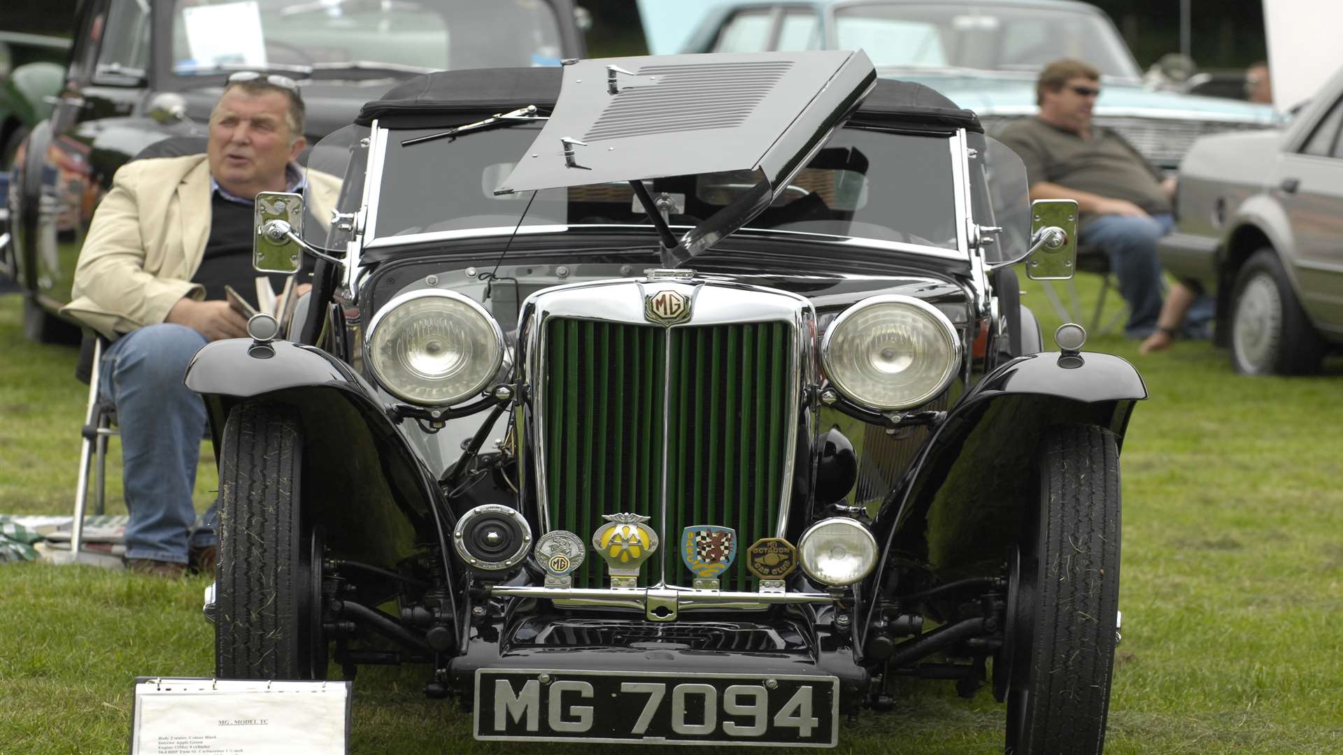 The classic car rally at the Rare Breeds Centre, Woodchurch