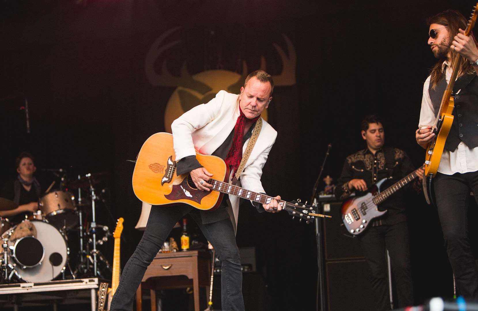 Kiefer Sutherland performs at Black Deer Festival Picture: 2018 Louise Roberts
