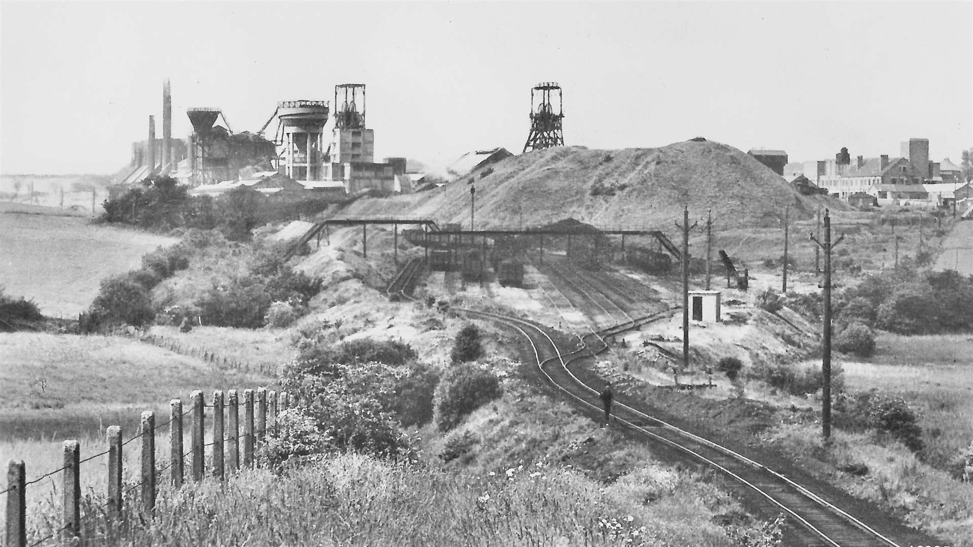 View of the former Betteshanger colliery before it closed in 1989. Picture: Colin Varrall