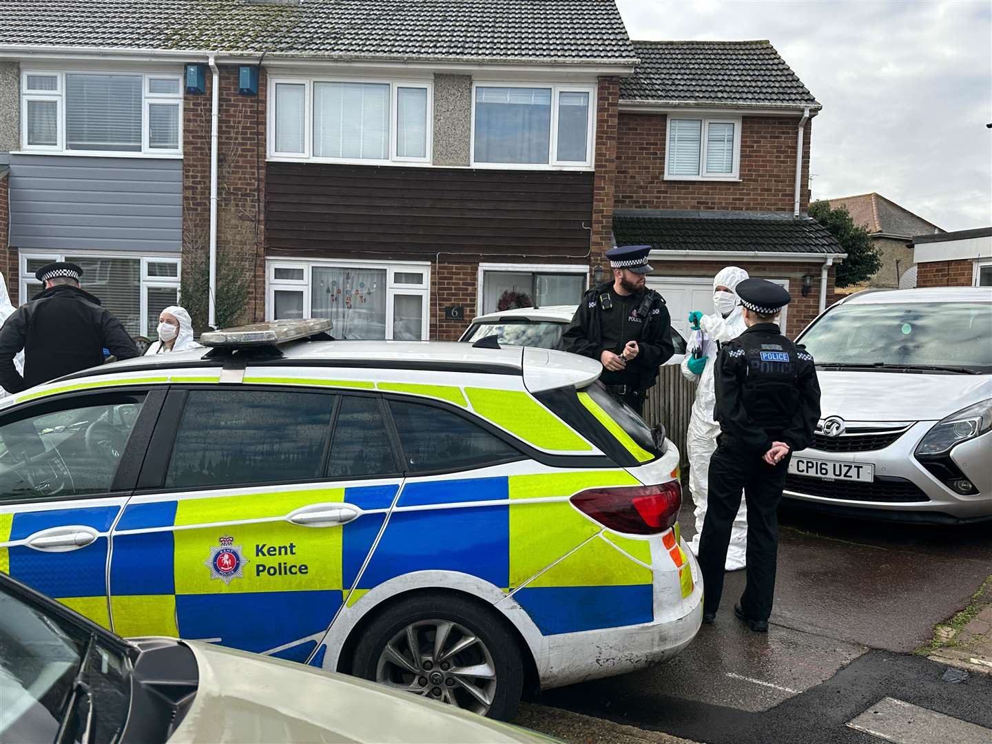 Police arrested and later charged a teenager with murder following the early morning incident. Picture: UKNIP