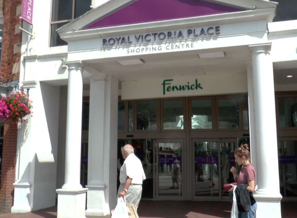 The Royal Victoria Place shopping centre in Tunbridge Wells