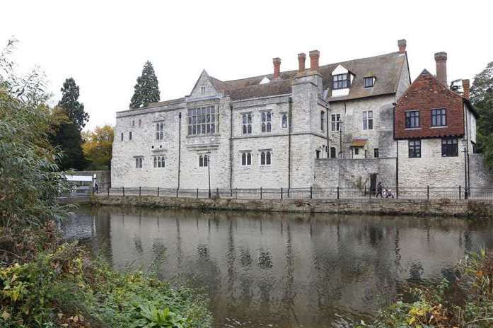 A view of the palace from the River Medway