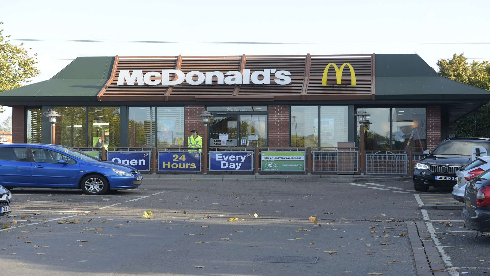 The McDonald's restaurant at Sturry Road is currently closed but the drive-thru remains open