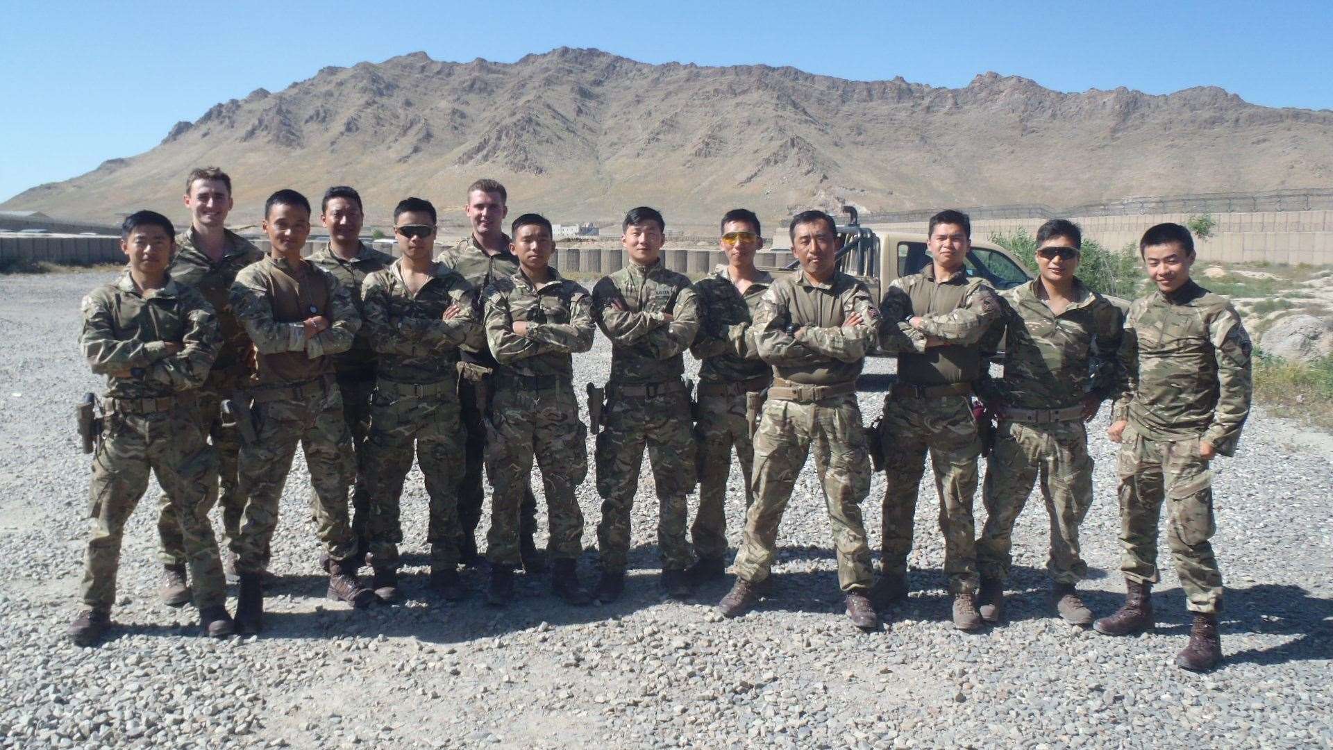 Gurkhas from Shorncliffe in Folkestone on tour in Afghanistan. Credit: British Army/Royal Gurkha Rifles