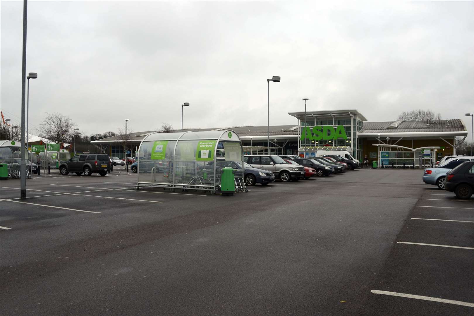 The theft took place at the Ashford branch of Asda