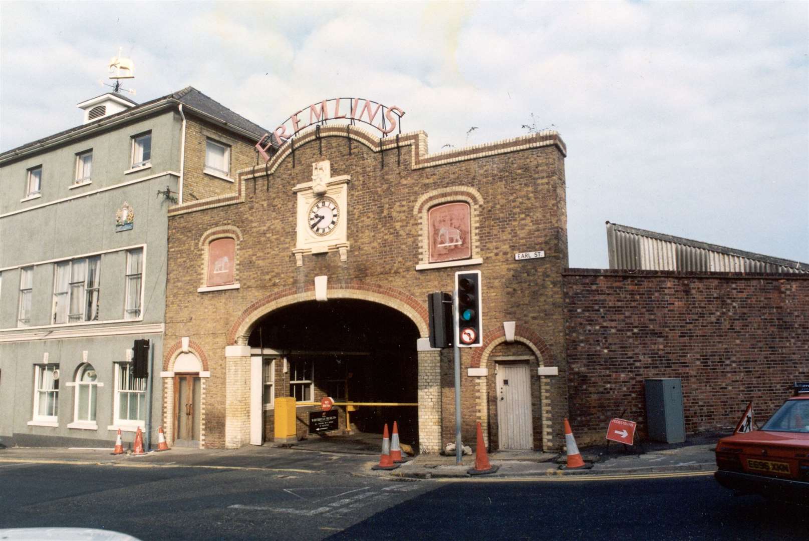 Fremlin was once a brewery, pictured here in 1995