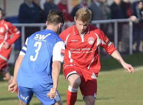 Dan Stubbs during his first spell at Hythe Picture: Gary Browne