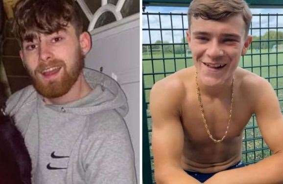 Jake Green, left, and Alfie Green, right, died after a crash on the A20 near Farningham last year. Picture: GoFundMe