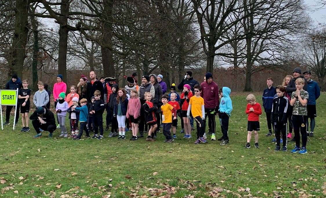 The final Park Wood junior parkrun. Picture: Mary Hannant
