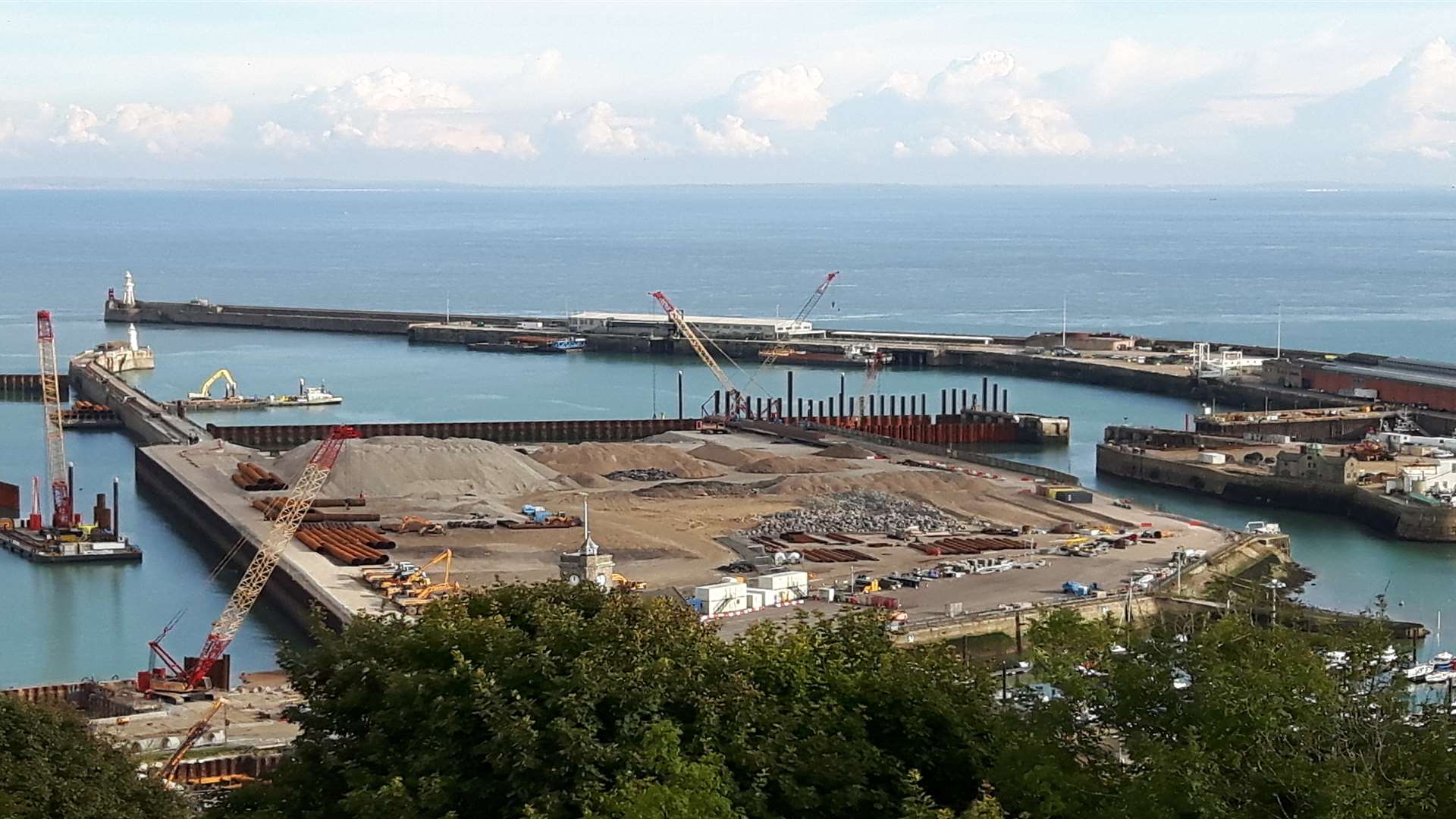 Dover Western Docks, being redeveloped