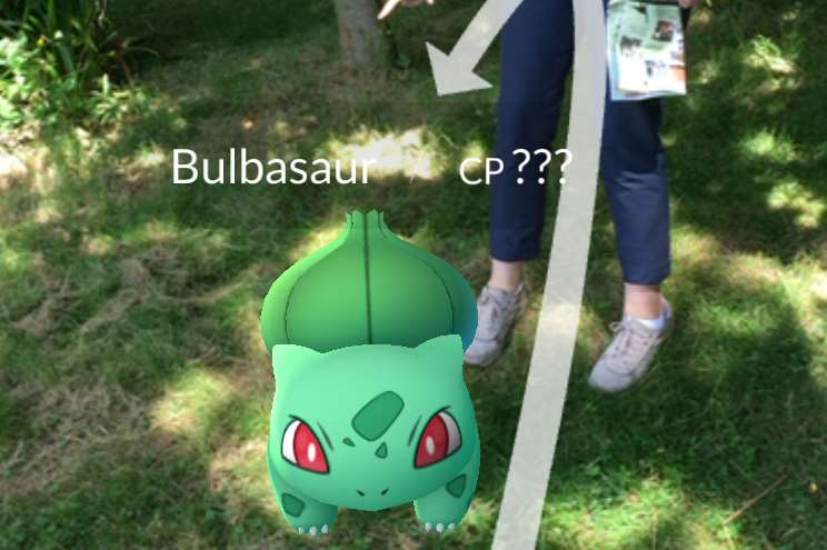 Bulbasaur gets around... here's one at Port Lympne.