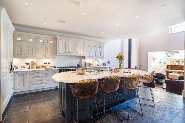 The kitchen inside the converted building. Picture: Zoopla / Strutt & Parker