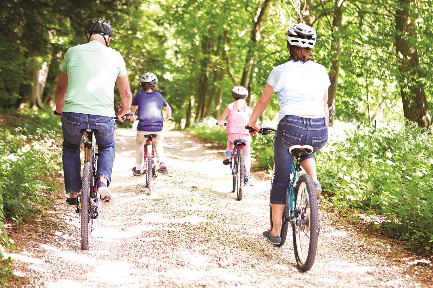 Get out and enjoy a family bike ride this weekend