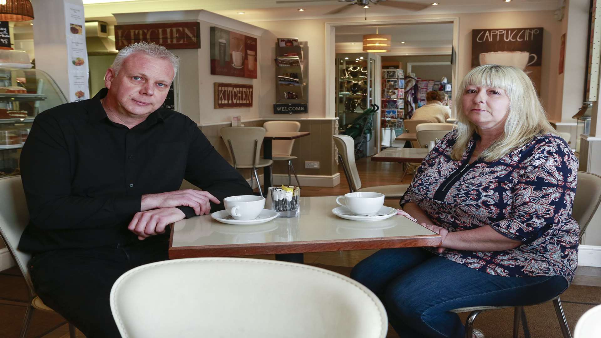 Lorraine and Gary Saunders thinks the addition of a Costa Coffee will spell the end for independents in the village
